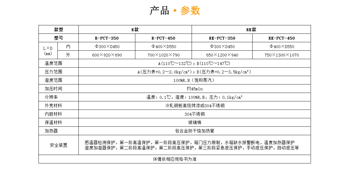 PCT高壓加速老化試驗機參數(shù)